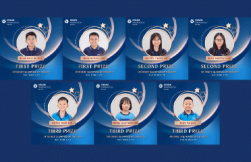 Congratulations to the Students Who Won Awards in the Online English Olympic Competition