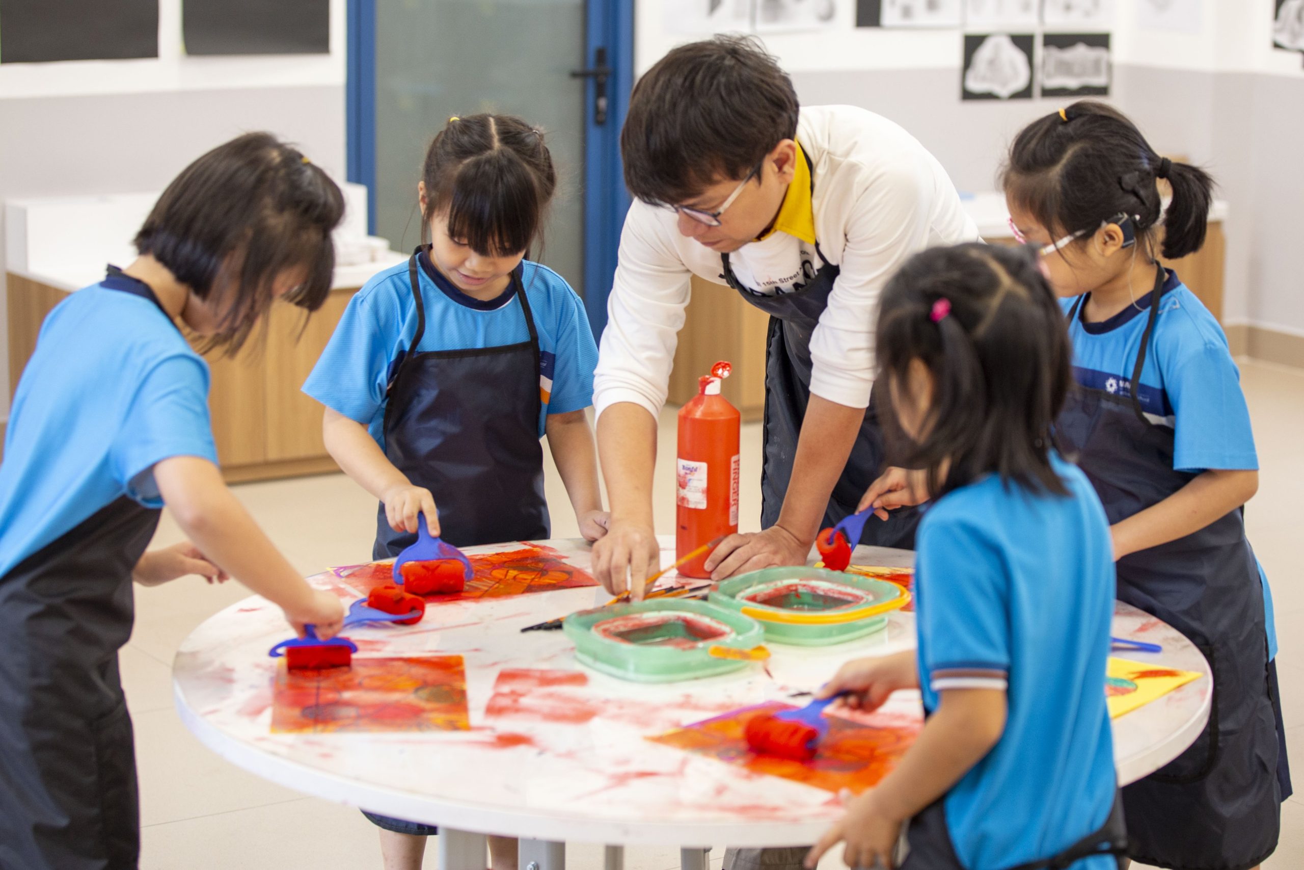 Art: Children can freely make a mess, find creative ways to paint and make their imaginations come alive